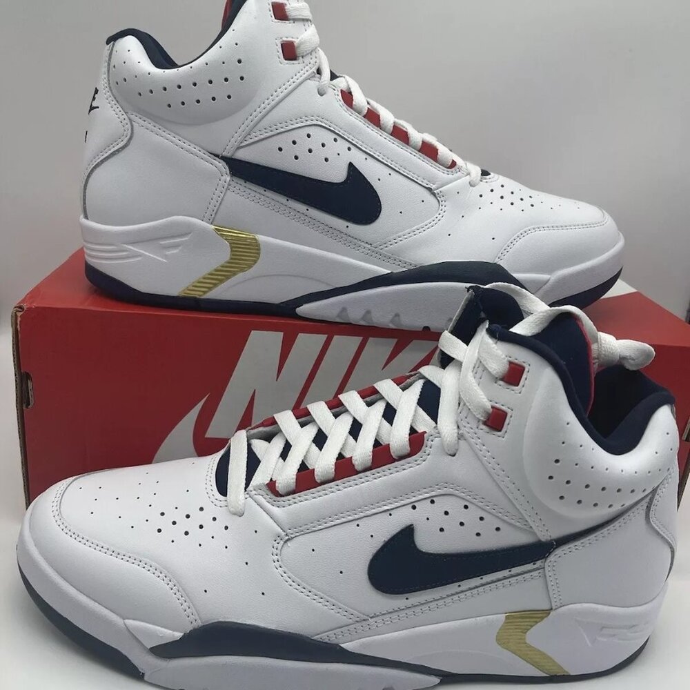 Nike Air Flight Lite Mid 'Olympic' Men's US 13  DJ2518-102 No Box